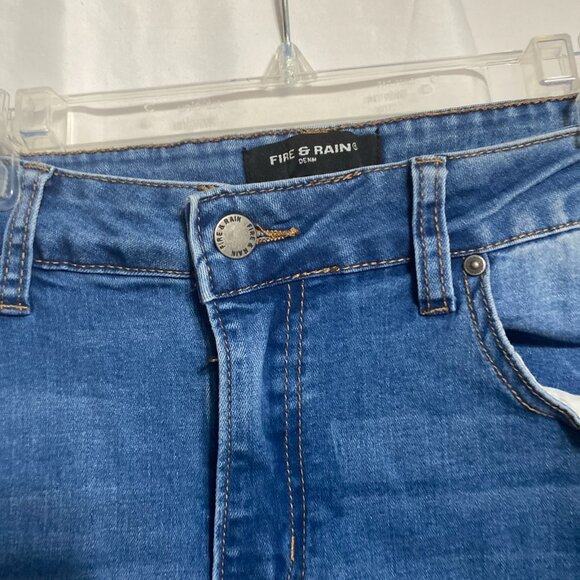 Fire & Rain Soft Stretch Bootcut Cotton Blend Blue Jeans - Picture 2 of 5